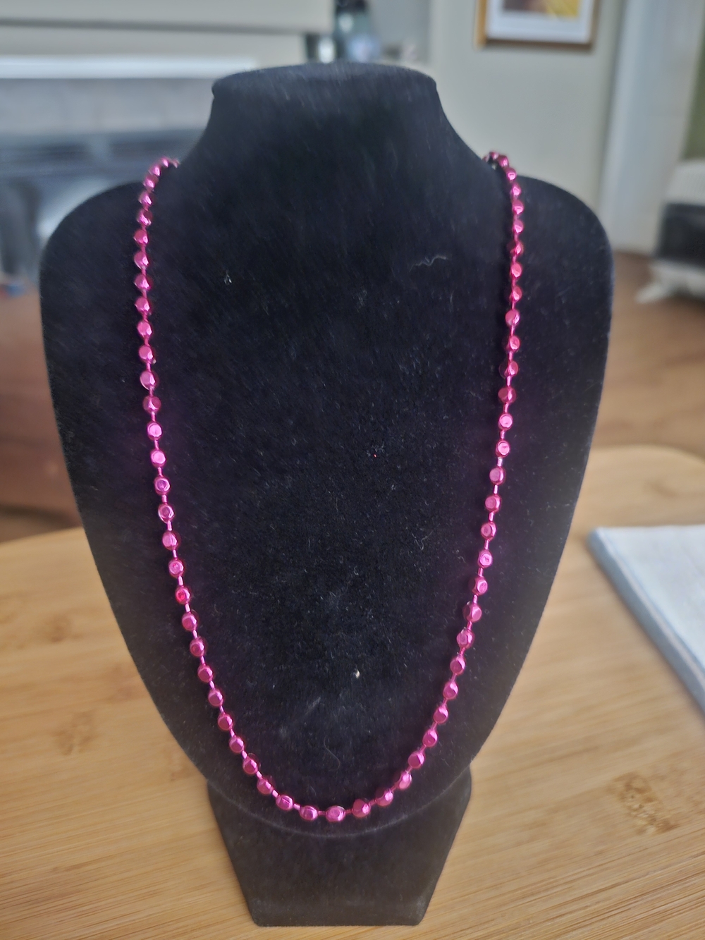 Ruby Red Metallic Necklace - Women Jewelry